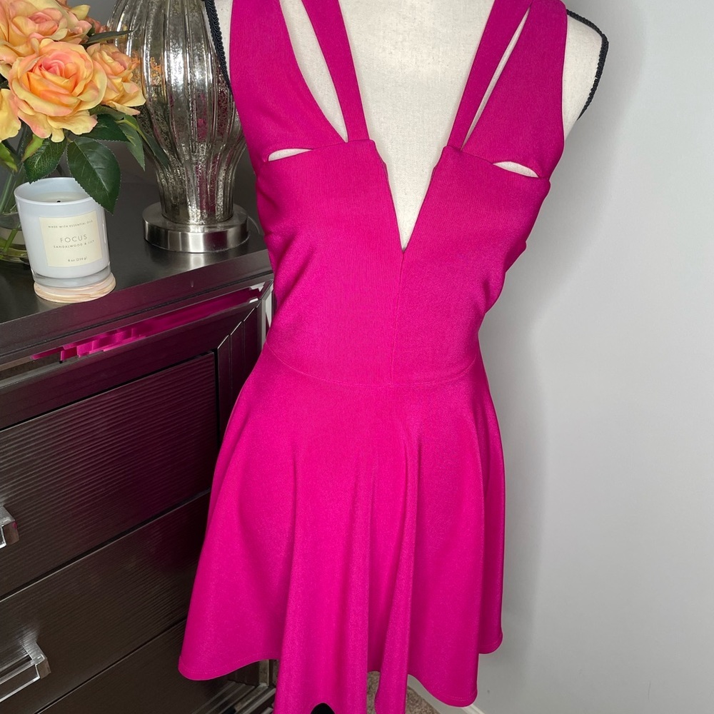 NWT Guess A Line Pink Dress Size XS